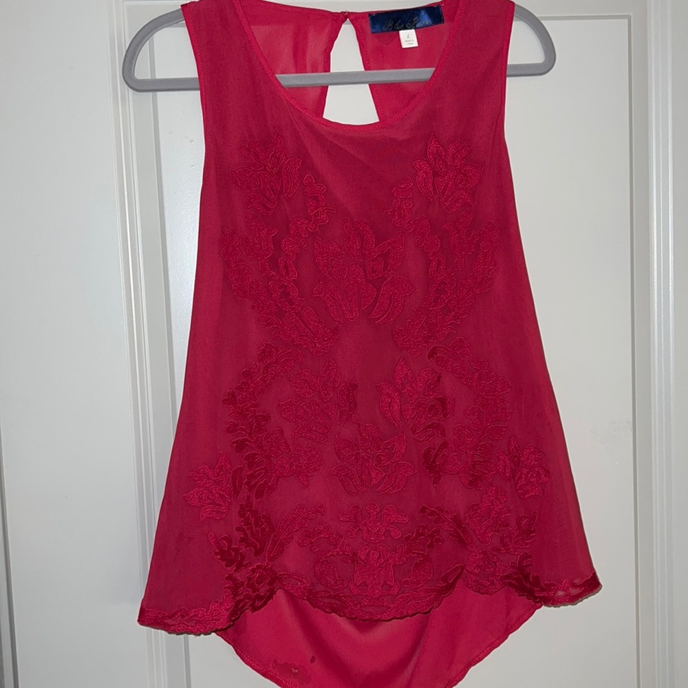 Francesca’s Open Back Dress Top